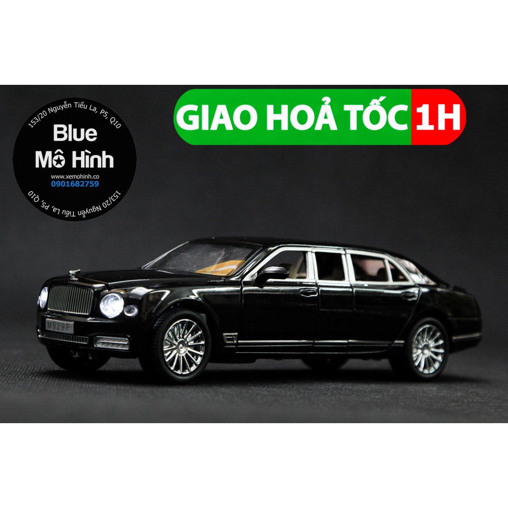 Blue mô hình | Xe mô hình Bentley Mulsanne New 1:24