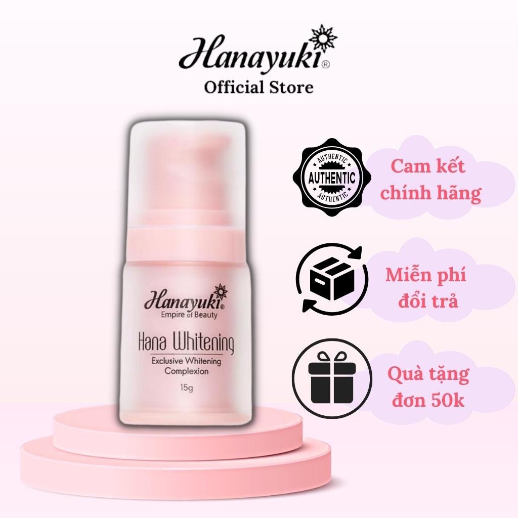 Serum Dưỡng Trắng Da Hanayuki Whitening, Hana Whitening Serum Dưỡng Ẩm Mờ Thâm Hanayuki Chính Hãng 15g SRT01