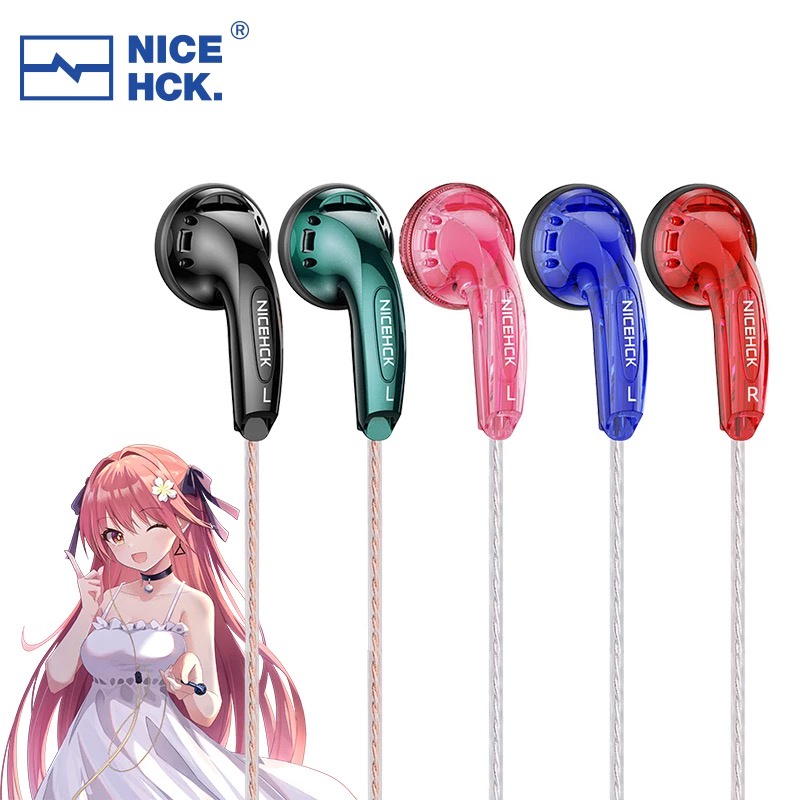 Tai Nghe NiceHCK YD30 UV Glaze 3.5mm HIFI Có Dây 15.4mm HD Dùng Trong Cuộc Họp IEM EB2S