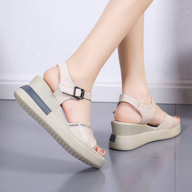 Dép Sandal Đế Xuồng Mềm Chống Trượt Thời Trang Cho Nữ