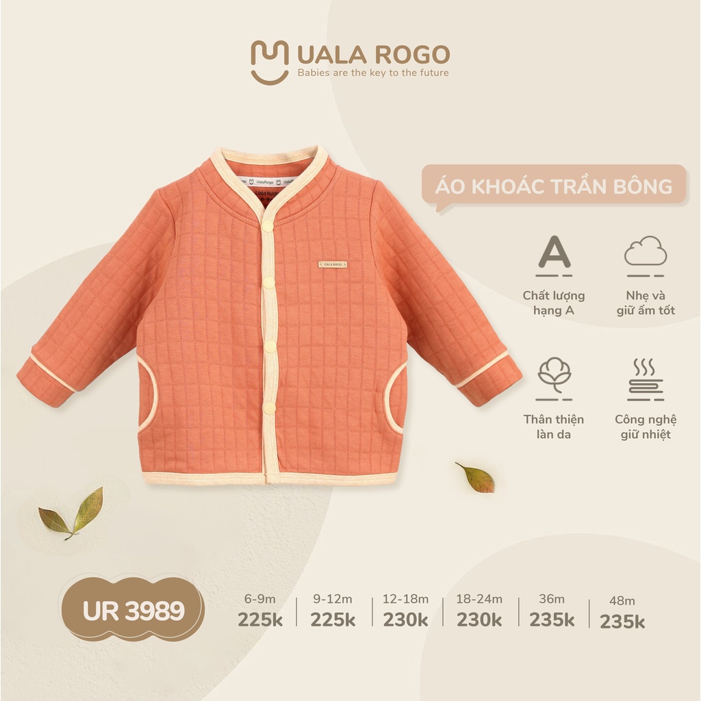 UalaRogo Áo khoác trần bông UR3989