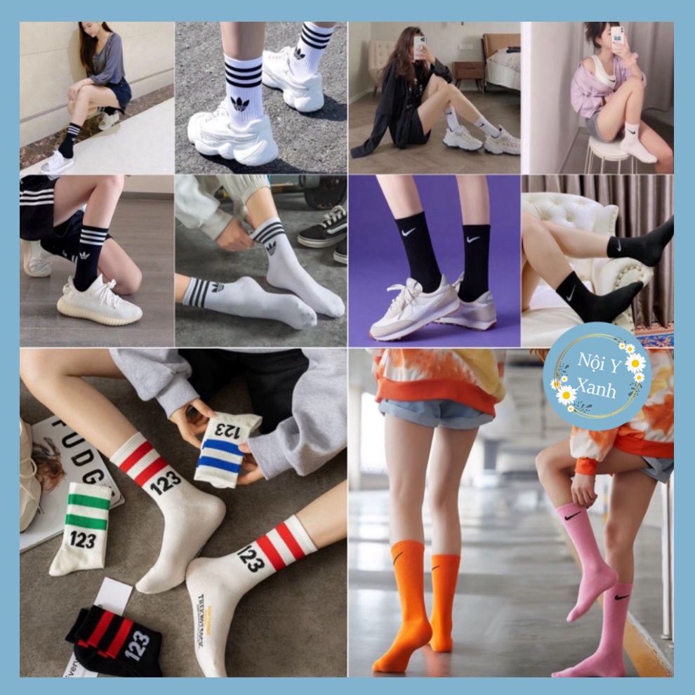 Tất giới tính cổ cao Sport trang điểm thời thượng ( chọn màu ) nội y xanh, chất ấm, thoáng khí