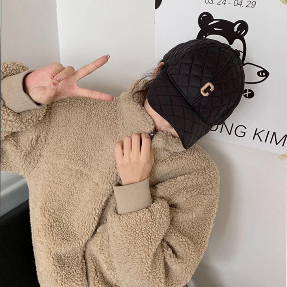 Mũ Lưỡi Trai Cotton Thêu Chữ Phong Cách Hàn Quốc Đơn Giản Dành Cho Nam