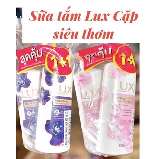 Combo 2 chai Sữa tắm lux Thái trắng da dưỡng ẩm 500ml