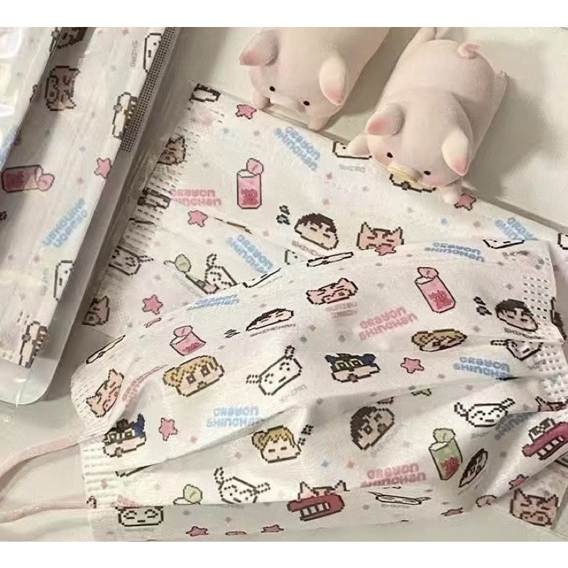 Khẩu trang gấu in hoạt hình dễ thương cho nữ