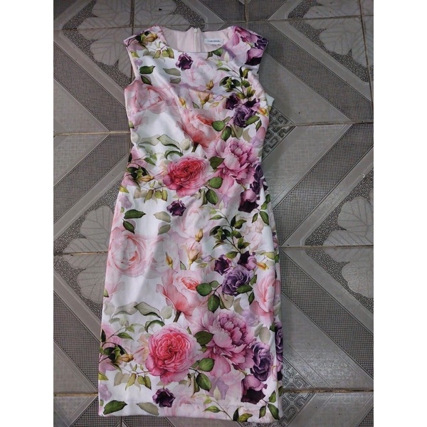 Đầm calvin Klein rose size 6
