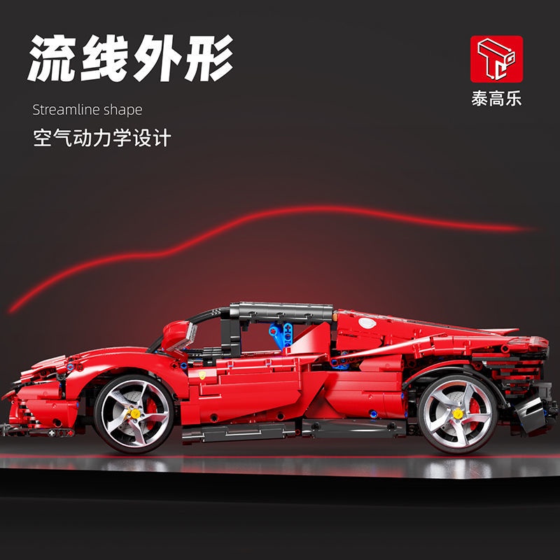Mô Hình Lắp Ráp Xe Hơi Thể Thao Ferrari 1: 10sp3