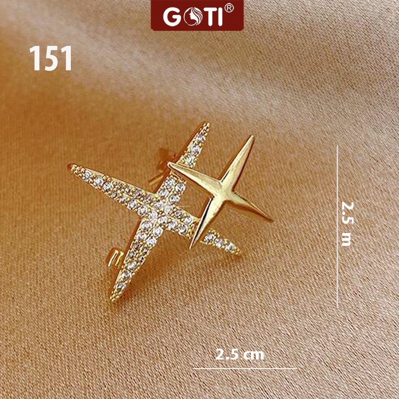 GOTI - Tag Cài Áo Cao Cấp Hình Mèo Nhỏ Đẹp Thanh Lịch Phụ Kiện Trang Trí Dành Cho Nữ