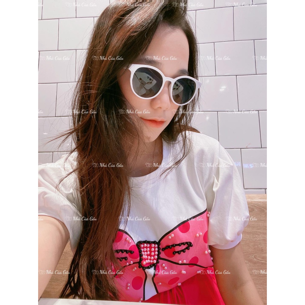 Mắt kính thời trang nam, nữ gọng tròn cực dễ thương NCG05