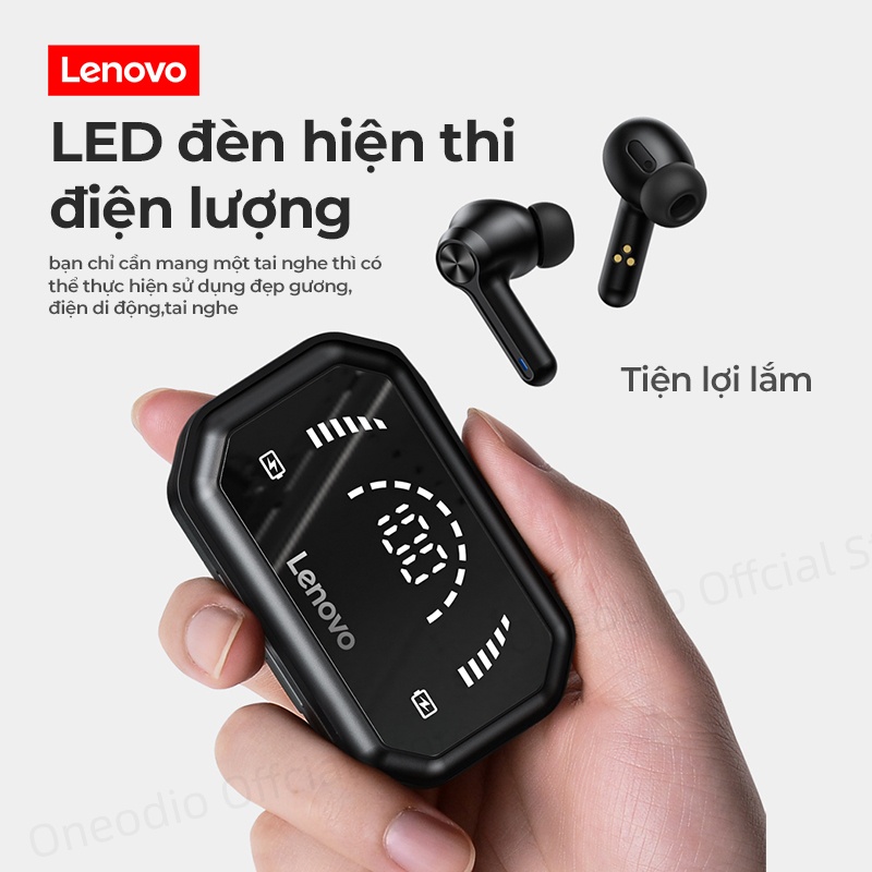 Tai Nghe Bluetooth 5.3 Không Dây Có Micro 9D LED Tai nghe Chơi Game Lenovo LP3PRO Chính hãng Chống ồn
