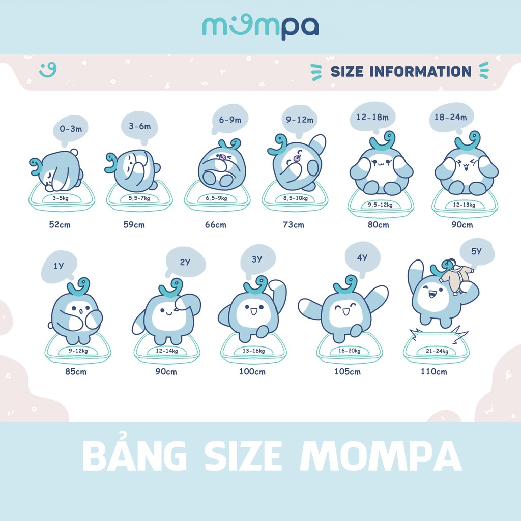 Áo giáng sinh Mompa dài tay cho trẻ em từ 1 đến 5 tuổi vải cotton USA MP 814