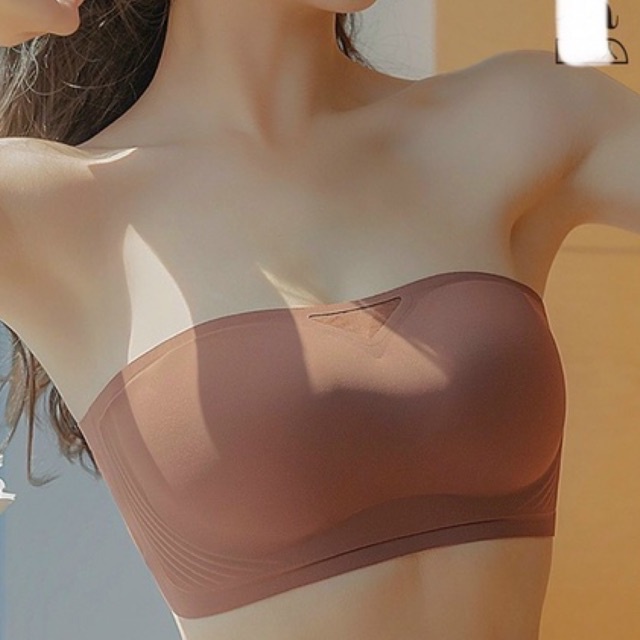 Áo lót su non CAO CẤP quây k dây chống tụt,k lộ viền, nâng ngực tạo khe siêu mát siêu mềm