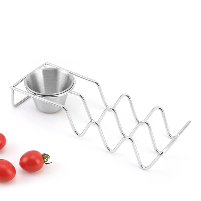 Giá Đỡ Bánh Taco Bằng Thép Không Gỉ Tiện Dụng