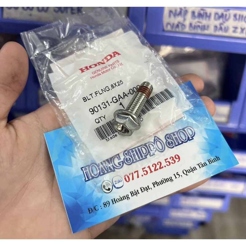 Bu lông 8x25 , ốc bắt heo dầu wave thái chính hãng honda