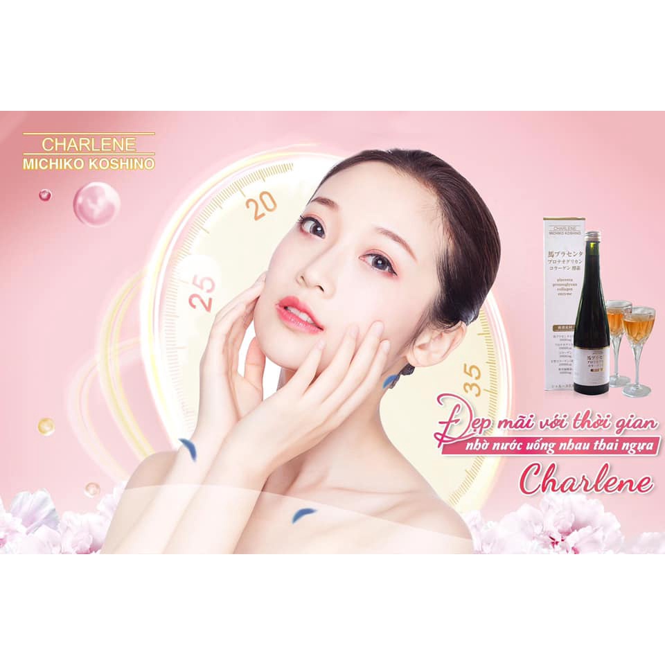 Nước Uống Collagen Nhau Thai Ngựa Charlene Michiko Koshino
