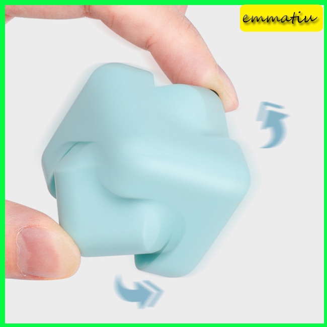 Hàng Sẵn Sàng!! Con Quay Đồ Chơi Fidget Spinner HìNh KhốI Vuông NhiềU MàU SắC GiúP GiảM Stress