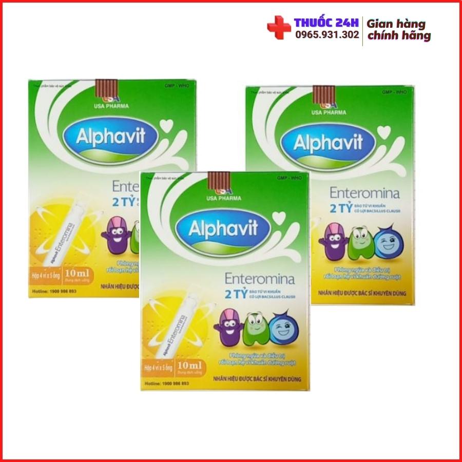 Alphavit Enteromina hộp 20 ống x 10ml Mediusa