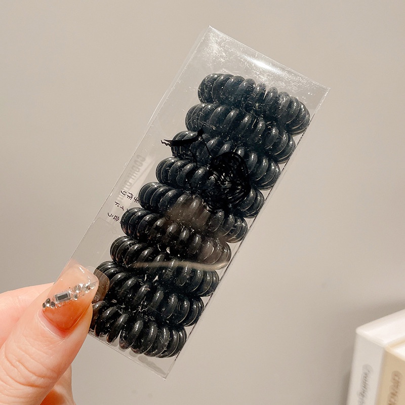 Set 9 Dây Buộc Tóc Co Giãn Màu Kẹo Đơn Giản Cho Nữ