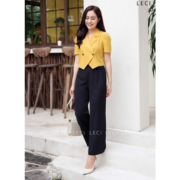 Áo sơ mi cổ vest LECI