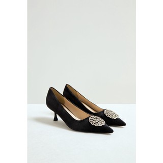 OLV - Giày Point Toe Pumps in Black