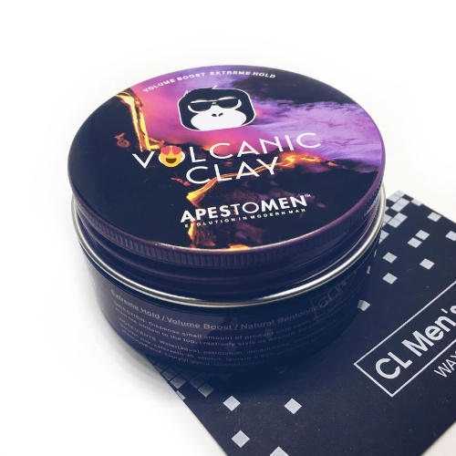 Sáp vuốt tóc nam voIcanic clay 80g bóng mượt, sáp nam cá tính mạnh mẽ không bị khô rít