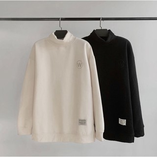 Wns rollneck sweater - áo sweater nỉ bông cao cổ form oversize unisex local brand wns chính hãng