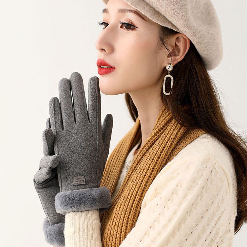 PVN52508 Găng tay giữ ấm mùa đông có thể dùng màn hình cảm ứng nhiều màu sắc