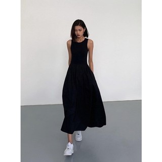 Đầm xoè sát nách cotton hàn