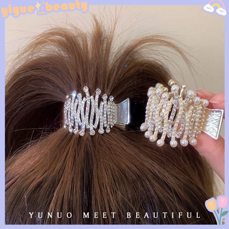 Kẹp Tóc Đính Ngọc Trai Giả Cao Cấp Thời Trang Dành Cho Nữ