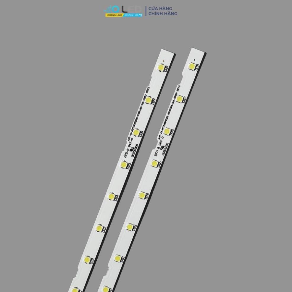 Thanh LED Tivi samsung 43NU - Lắp zin tivi samsung 43NU các đời - 1 bộ 2 thanh giống nhau - LED MỚI 100% nhà máy
