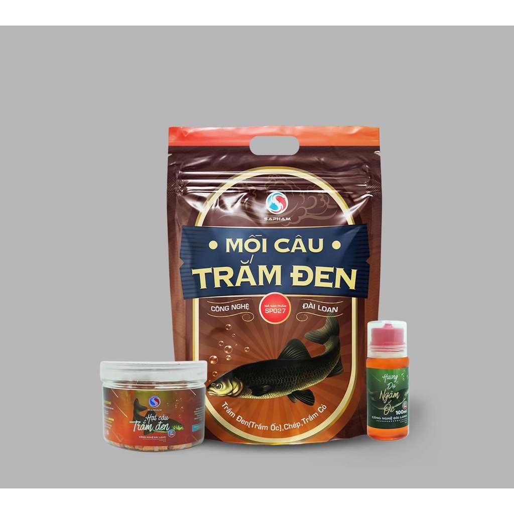 BỘ MỒI CÂU TRẮM ĐEN SA PHẠM