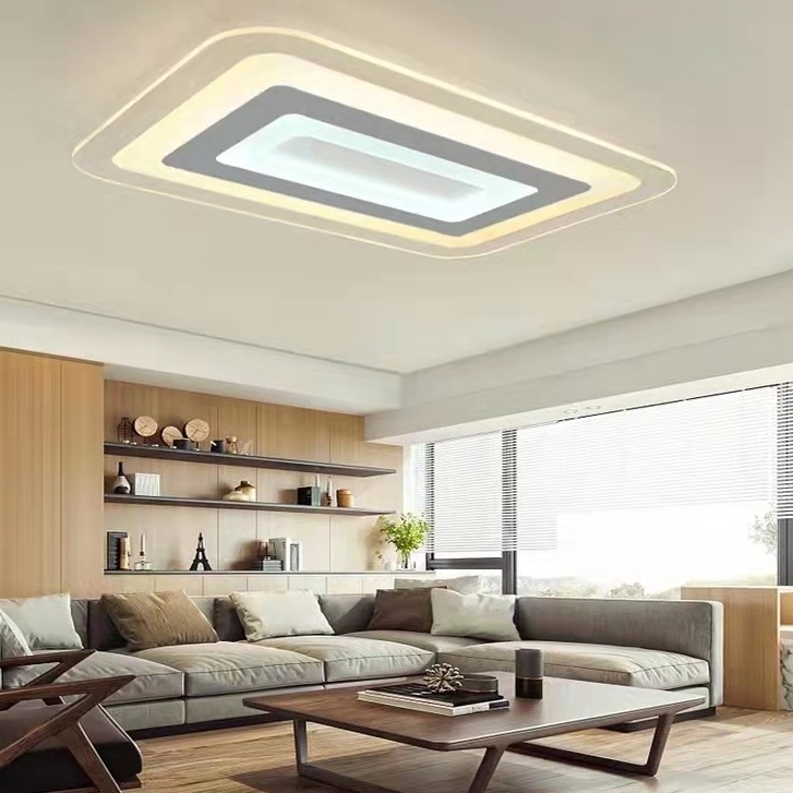 Nafenai Đèn led gắn trần nhà hình chữ nhật trang trí phòng khách/phòng ngủ