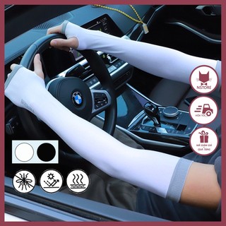 Găng tay chống nắng , bao tay chống nắng , ống tay xỏ ngón chống UV