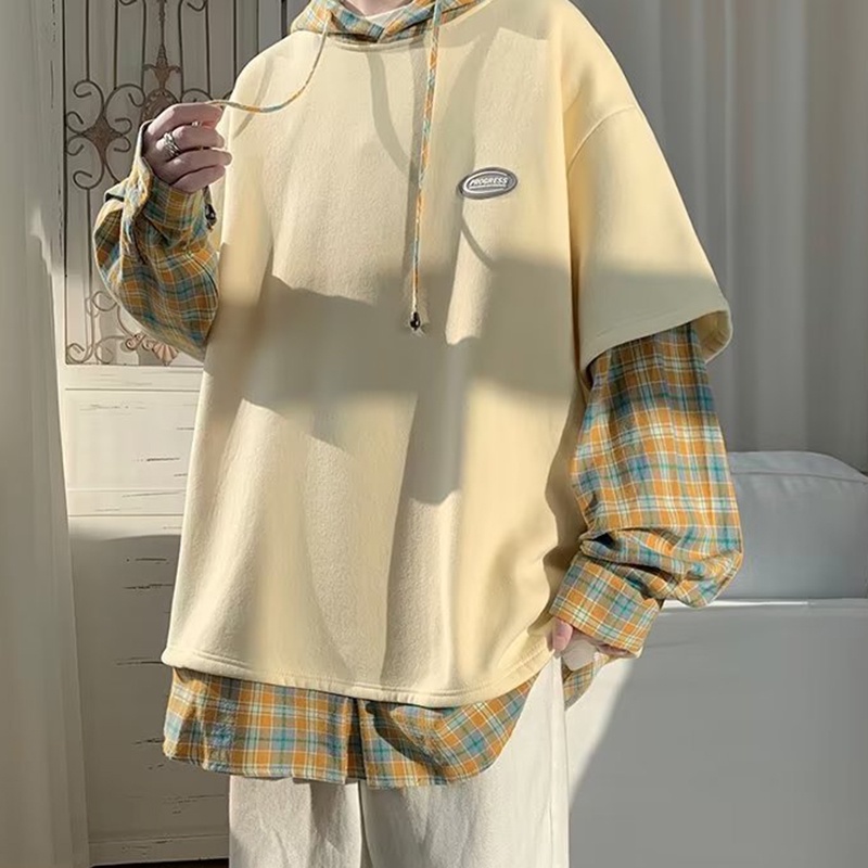 Áo Hoodie Dáng Rộng Phong Cách Đường Phố Cá Tính Cho Nam