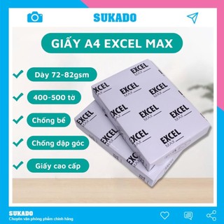 Giấy A4 Excel 70gsm 80gsm Giấy gói cán màng không dập góc, chống bể SUKADO