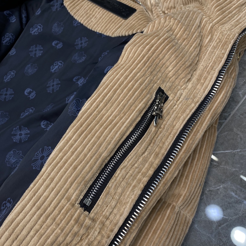 ⚡️[Mirror Quality] - Áo Khoác Chrom Hearts x Matty Boy Corduroy Puffer Jacket, Áo khoác phao CH cao cấp