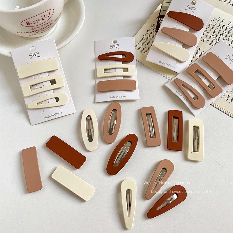 Kẹp Tóc Một Đường Đơn Giản Thời Trang Thu Đông 2022