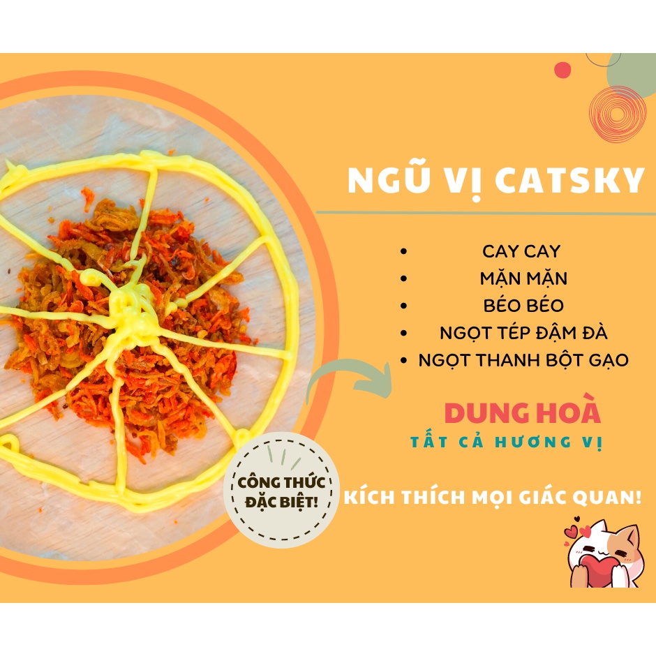 Combo Bánh Tráng "SIÊU GẠO" Phơi Sương Bơ Ruốc Hành Phi Catsky 500g