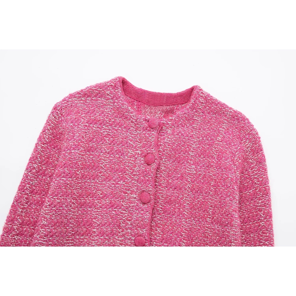 Áo Khoác Cardigan Dệt Kim Phối Nút Thời Trang Zara 2022 Dành Cho Nữ 4331168Váy Nửa4331169