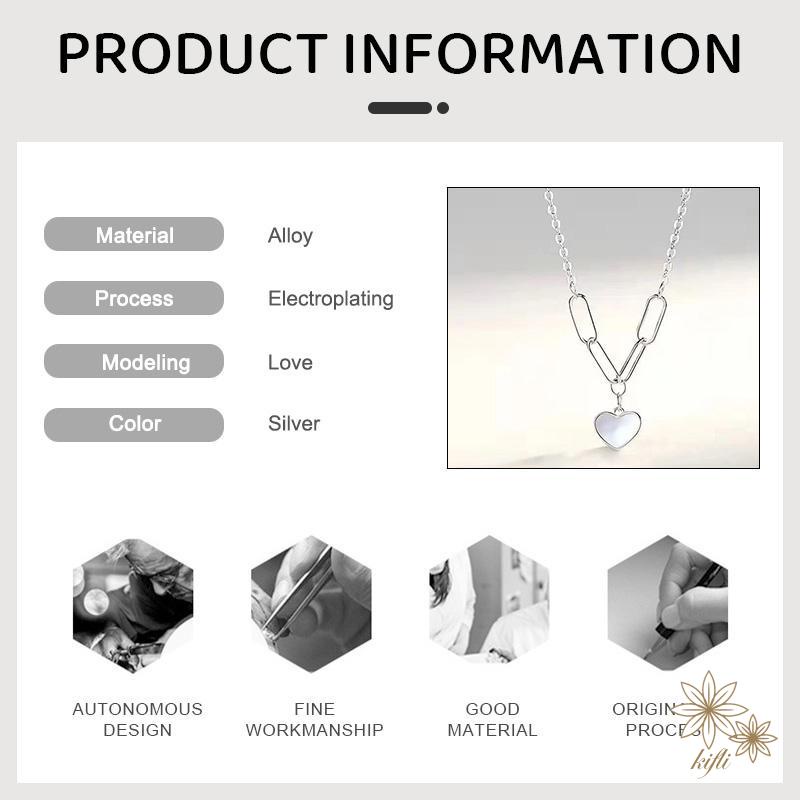 Vòng cổ Mạ Bạc 925 Mặt Hình Trái Tim Đính Đá Pha Lê Thời Trang Cho Nữ