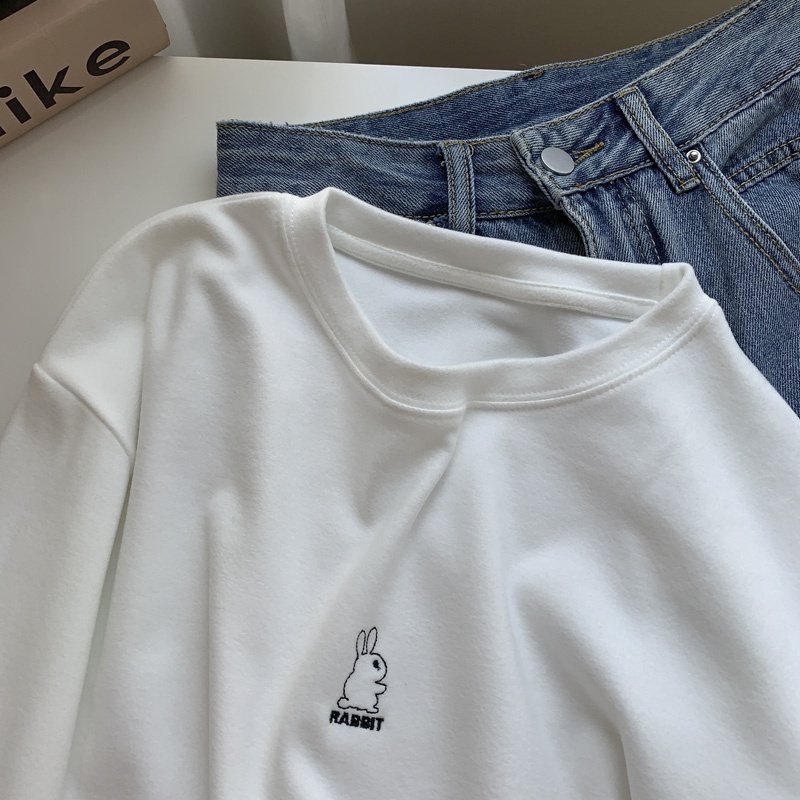 NRVP Áo Thun Nữ Dài Tay Phong Cách Hàn Quốc Mới 2023