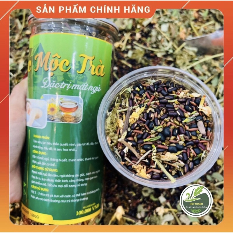 Trà hỗ trợ ngủ ngon, ngủ sâu giấc, thanh nhiệt, đẹp da, giữ dáng; Sắc mộc trà - Mom beauty, hộp 500g