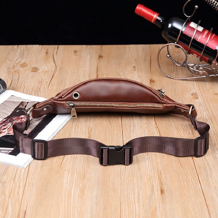 Túi Nam Đeo Chéo Bao Tử Da Bò BT03 Thời Trang Nam Tính