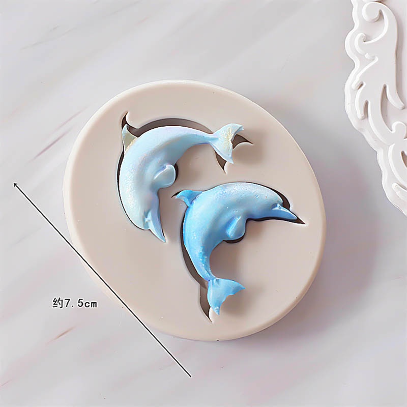 Khuôn Làm Bánh Hình Vỏ Sò / Sao Biển / Cá Heo / Sao Biển Xinh Xắn
