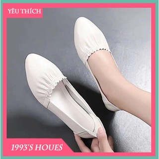 Giày bệt/ giày búp bê nữ mũi nhọn đế dẻo
