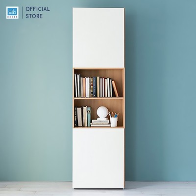 [Giao lắp tại TP.HCM] Tủ Sách Gỗ Hiện Đại Nhiều Ngăn Đa Năng SIB Decor KG34. Gỗ Chống Ẩm Chuẩn An Toàn E1/Carb P2