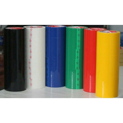 Băng keo màu đỏ mỗi cây 950Gr, keo dán chắc chắn, Băng keo dán thùng, dán hộp