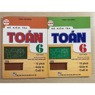 Sách - đề kiểm tra toán 6