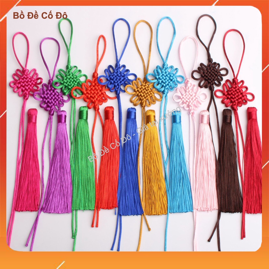 Dây treo kết đồng tâm - Tua rua treo trang trí móc treo cổ trang(loại dây dài 20cm)