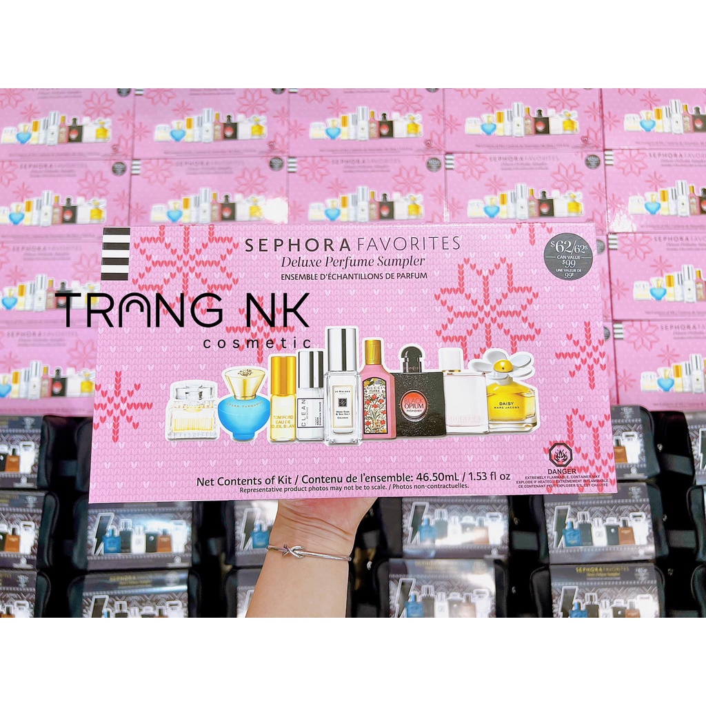 Set Nước Hoa Mini SEPHORA FAVORITES DELUXE PERFUME SAMPLER